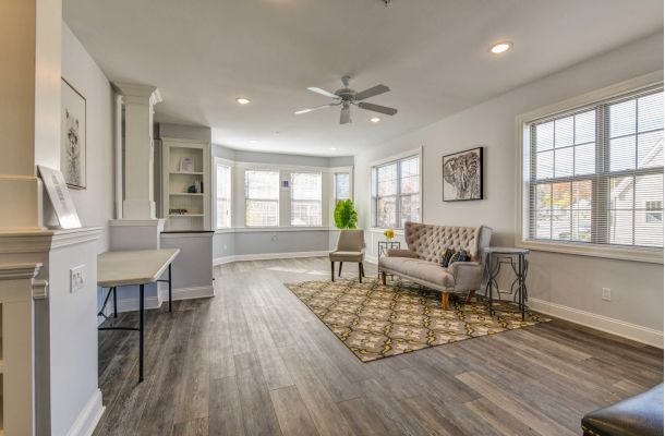 Interior of townhome